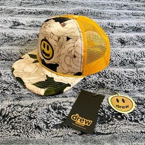 Drew House Iceberg Roses Velvet Mascot Trucker Hat * RARE * Discontinued Style